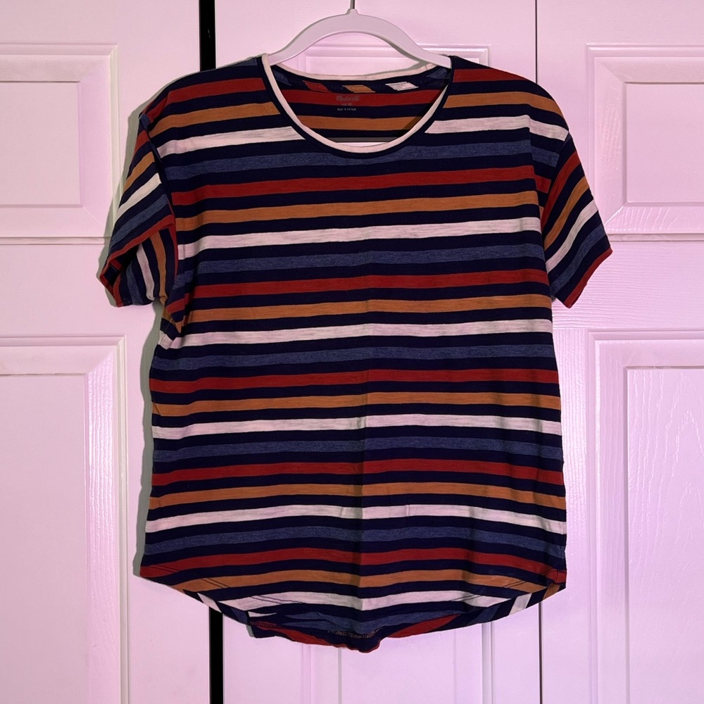 Multi color stripped shirt